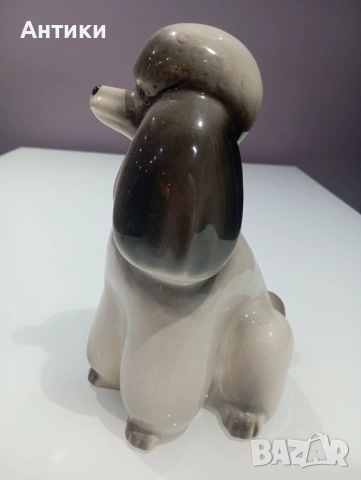 Порцеланов Голям Пудел Маркиран , снимка 6 - Статуетки - 52497183