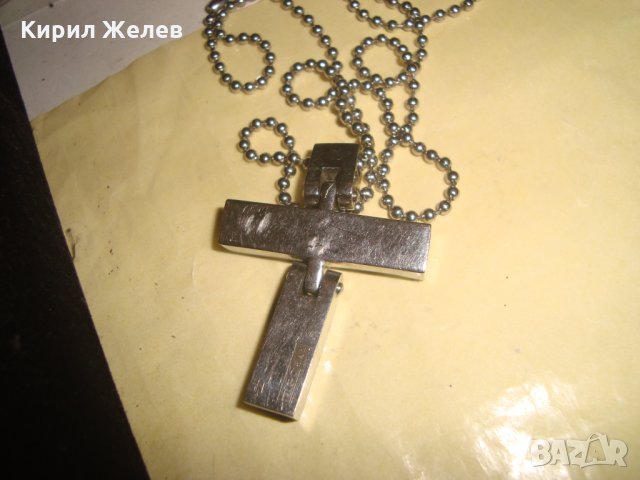 UGOMAN МАРКОВ МОДЕН КРЪСТ МЕДАЛЬОН НЕРЪЖДАЕМА БЛАГОРОДНА СТОМАНА 21760, снимка 6 - Колиета, медальони, синджири - 32538317