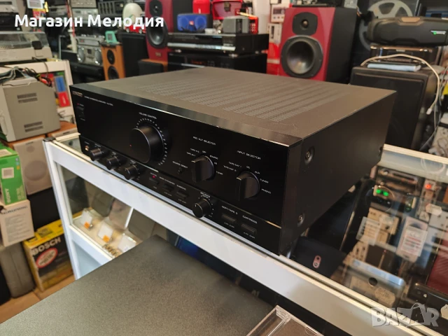 Страхотен стерео усилвател Kenwood KA-7010 Две по 155 вата на 4 ома. В отлично техническо и визуално, снимка 7 - Ресийвъри, усилватели, смесителни пултове - 51181629