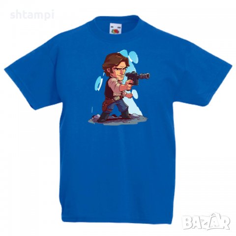Детска тениска Star Wars Han Solo Star Wars,Игра,Изненада,Подарък,, снимка 3 - Детски Блузи и туники - 36666992