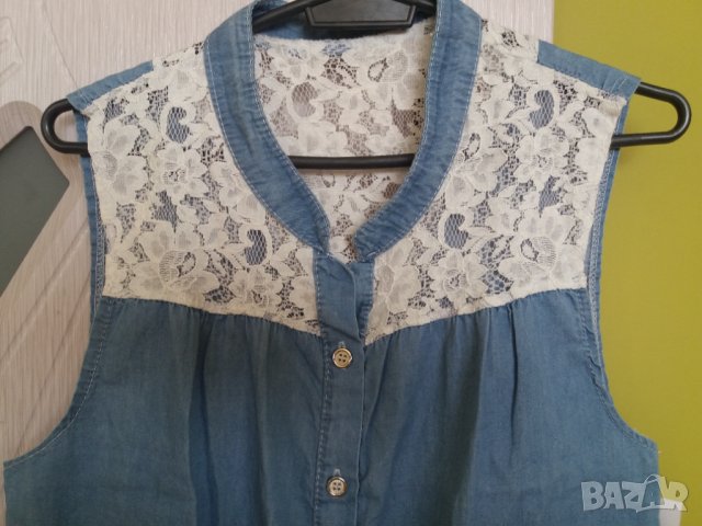 Дамска блуза риза с копчета нова с етикет, снимка 3 - Ризи - 37325648