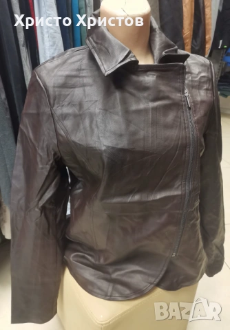 Дамско кожено яке Мо-Ка Размер M, снимка 2 - Якета - 53335163