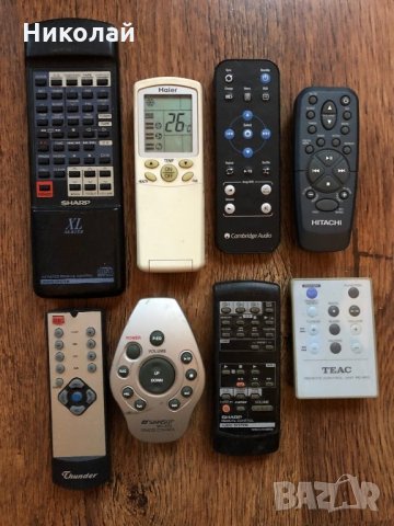 SHARP,TEAC,,HAIER,HITACHI BULSATCOM,VIVACOM -ДИСТАНЦИОННИ, снимка 4 - Аудиосистеми - 28070354