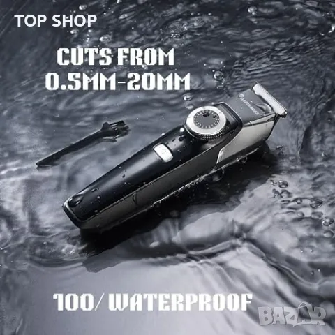 Нова Безжична Машинка Тример за подстригване на брада коса Мъже Подарък, снимка 5 - Тримери - 49321389