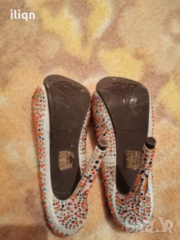 Уникални официални дамски  обувки с 14 см. токче (обувани са един път) 39 номер , снимка 4 - Дамски обувки на ток - 35007697