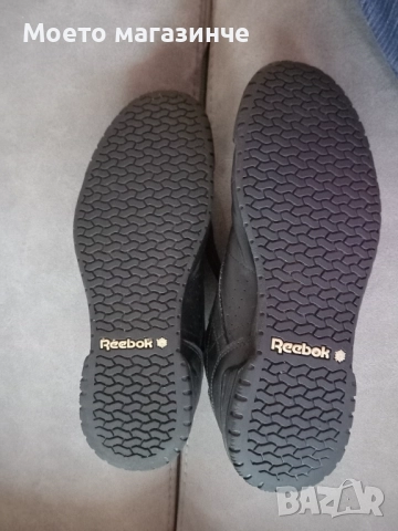 Reebok Classic унисекс кожени маратонки – черни, № 39, снимка 4 - Детски маратонки - 52064535