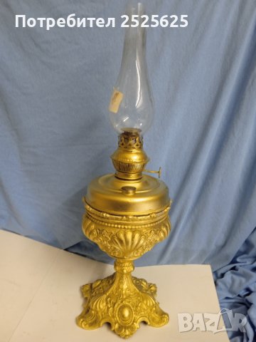 Старинна настолна газена лампа "Ditmar Brunner AG"