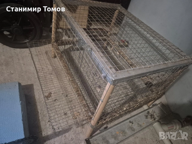 клетка за пъдпъдъци с две поилки, снимка 2 - За птици - 53335191