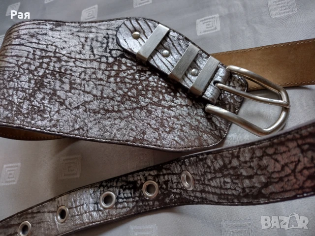 Кожен колан Jil Sander, снимка 7 - Колани - 50712495