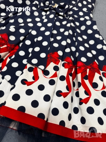 Рокля на точки Junona, снимка 5 - Рокли - 51789896