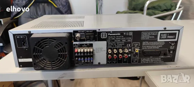 DVD player Panasonic SA-HT70, снимка 3 - Плейъри, домашно кино, прожектори - 48220477