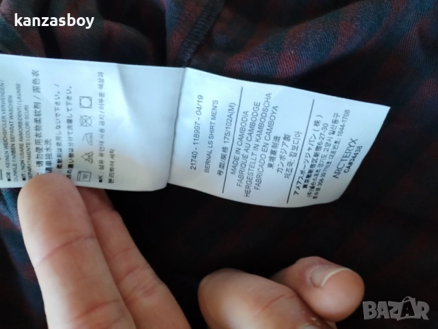 Arc'teryx Bernal LS Subastral Long Sleeve Flannel Shirt - страхотна мъжка риза М, снимка 8 - Ризи - 53134585