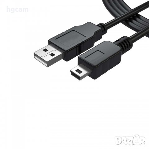 Мини USB кабел за GoPro Hero 1/2/3/3+/4/4s/HD, Черен, снимка 2 - Чанти, стативи, аксесоари - 27775861
