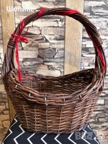 Нови плетени кошници с метал, снимка 6 - Декорация за дома - 50163931