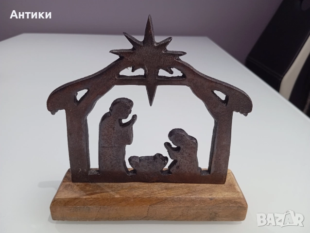 Стара прекрасна Коледна украса , снимка 13 - Статуетки - 52494029