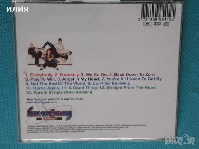 Hear'Say – 2001 - Everybody(Europop,Ballad), снимка 6 - CD дискове - 44867266