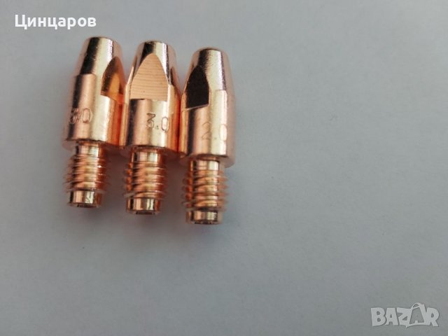 Контактна,токова дюза телоподаващ МИГ-МАГ,М8x30 за тел 2 или 3мм., снимка 3 - Други машини и части - 36589413
