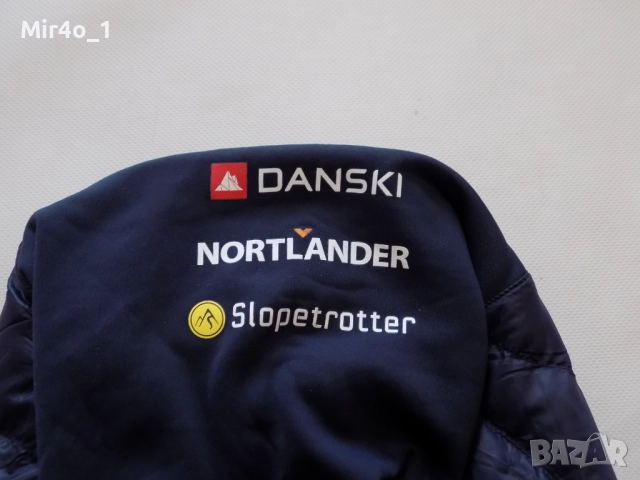 пухено хибридно яке peak performance горнище худи суичър туризъм планина олекотено мъжко оригинал S, снимка 7 - Якета - 49263946