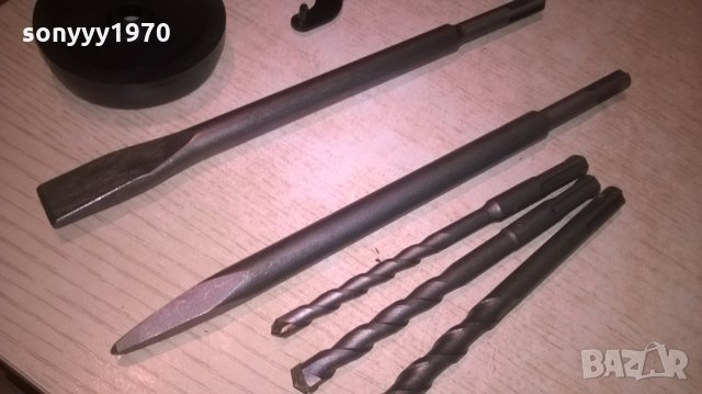 SDS+ КОМПЛЕКТ-ШИЛА И БУРГИИ ЗА ПЕРФОРАТОР, снимка 2 - Бормашини - 27251839