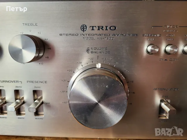 Kenwood TRIO KA-7300 усилвател, снимка 2 - Ресийвъри, усилватели, смесителни пултове - 48630660