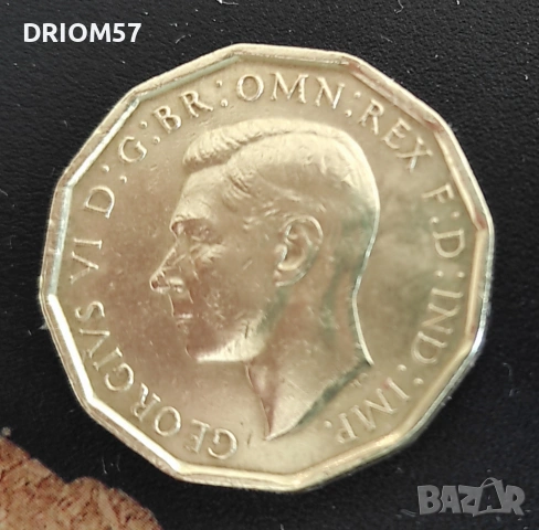Монети Великобритания-2 бр.› Крал Джордж VI (1941-1944), снимка 2 - Нумизматика и бонистика - 51464221