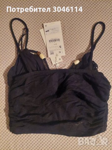 Къс топ зара, снимка 3 - Корсети, бюстиета, топове - 38077043