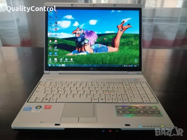 Пъргав лаптоп LG E500/15.4"inch/2x1.80ghz/3gb/160gb/NVIDIA GT8400M/2ч.Бат/DVDrw, снимка 1 - Лаптопи за дома - 38479717