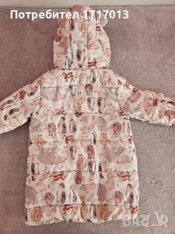 Есенно / Зимно яке - размер 104 3-4 години, снимка 3 - Детски якета и елеци - 49617832