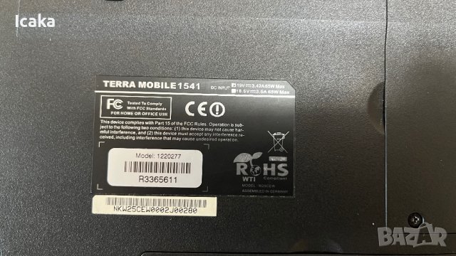 Лаптоп Terra mobile 1541, снимка 4 - Лаптопи за дома - 44015837