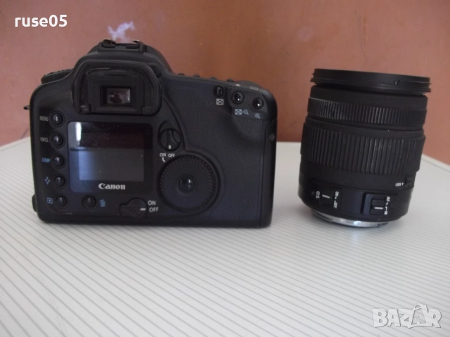 Фотоапарат "Canon DS6031 EOS 10D" с два обектива, снимка 5 - Фотоапарати - 51527475