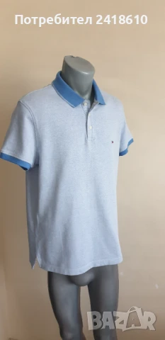 Tommy Hilfiger Pique Cotton Slim Fit  Mens Size L НОВО! ОРИГИНАЛ! Мъжка Тениска!, снимка 3 - Тениски - 51029546