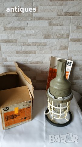 Индустриална подвижна лампа (влагозащитена и взривозащитена) - Made in GDR