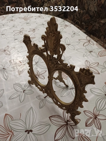 Бронзова рамка, снимка 5 - Антикварни и старинни предмети - 53046801