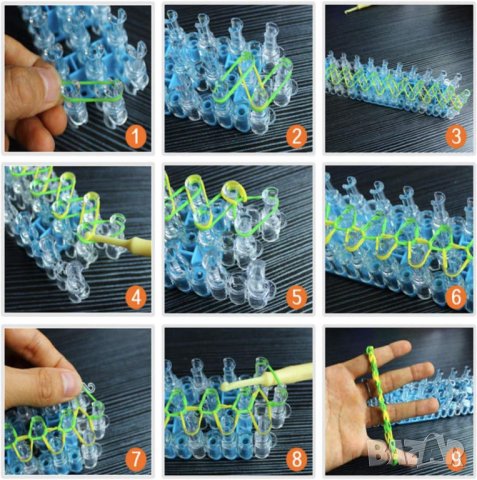 Детски комплект ластици за гривни B07T4XNL3D, снимка 3 - Образователни игри - 43389706