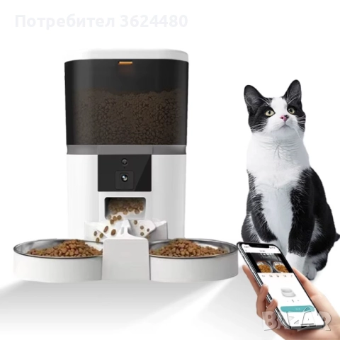 Автоматична Хранилка – Програмиране до 7 Хранения на Ден 4498, снимка 2 - Други стоки за животни - 52554472