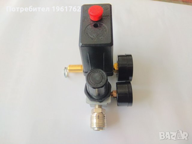 К-т. Пресостат за компресор монофазен комплект с регулатор, снимка 2 - Компресори - 33018108