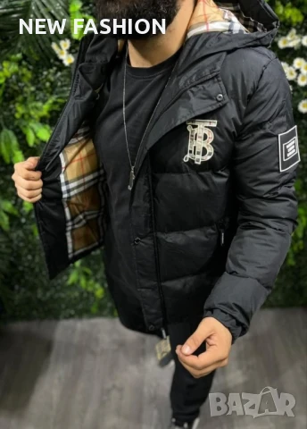 Мъжко Яке - Лого Бродирано ✨ Burberry 