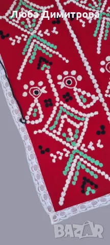 Фолклорна престилка за носия 12, снимка 2 - Антикварни и старинни предмети - 49971678