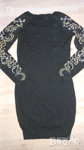 Рокля туника със сребърни и златни елементи , снимка 3 - Рокли - 43058937