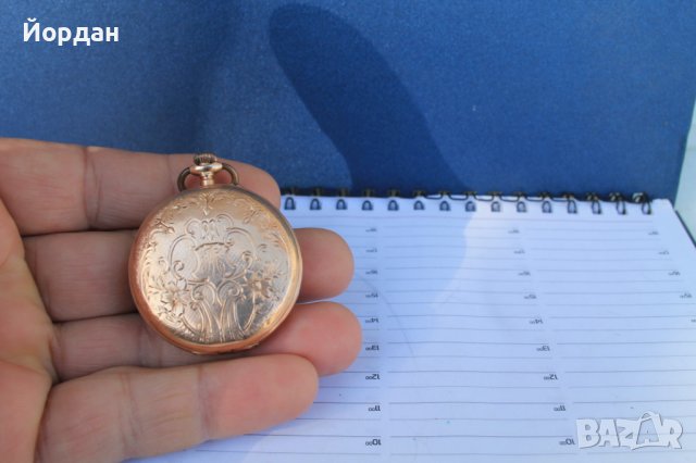 Златен джобен часовник ''Hesperus'' 40 мм, снимка 2 - Антикварни и старинни предмети - 40579668