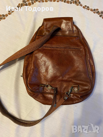 Чанта раница от телешки бокс.