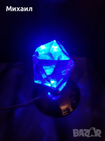 RGB нощна лампа с дистанционно, снимка 3 - Лед осветление - 43913086