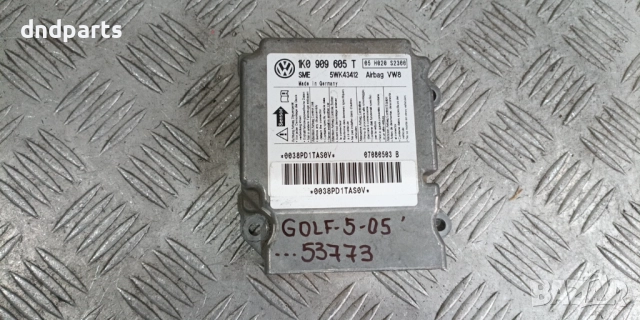 Airbag модул VW Golf 5 2005г. 1K0909605T 5WK43412	