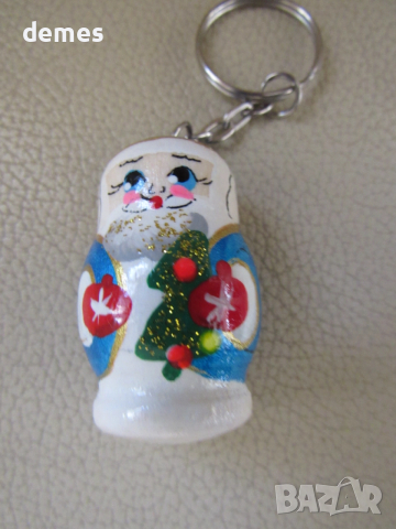 Ключодържател-матрьошка от Русия-Дядо Мраз, снимка 5 - Колекции - 52529684