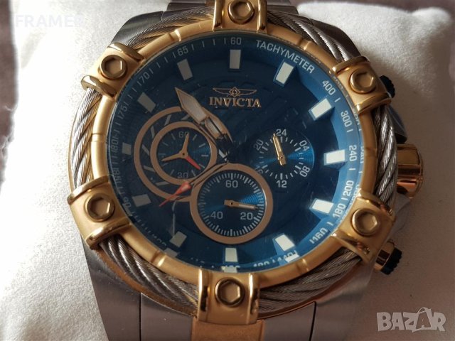 Мъжки часовник Invicta Bolt 52мм Оригинален Спортен Елегантен Нов, снимка 2 - Мъжки - 40867162