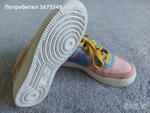 Дамски обувки Nike Air Force 1 Low '07 LV8 "Next Nature Sun Club" - размер 39, снимка 5 - Маратонки - 52292911