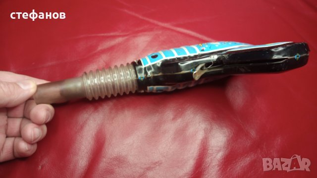 Детски ретро, стар ламаринен бластер, снимка 5 - Колекции - 43558066