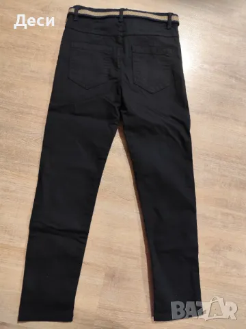 черен панталон,тип дънки , снимка 2 - Детски панталони и дънки - 49775436