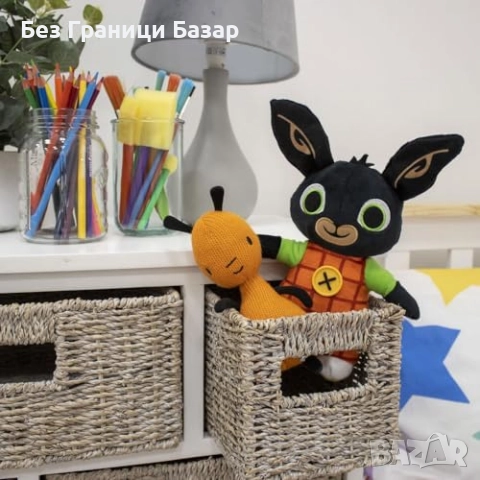 Нови Детски плюшени герои Bing и Flop – идеален подарък за малчугани, снимка 4 - Плюшени играчки - 52542411