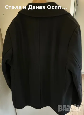 Вълнено мъжко палто, снимка 2 - Палта - 48586560